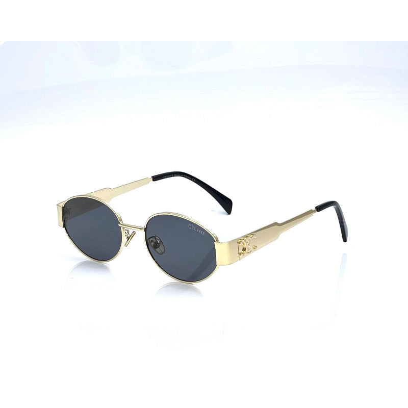 Cel!NE OVAL METAL GLASSES